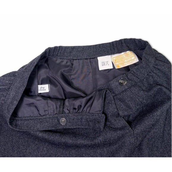 Pendleton Vintage Blazer Skirt Suit Set Womens Size 12 100% Wool USA 80's Retro - Picture 12 of 16